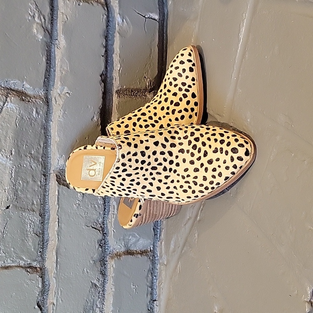 Dolce Vita Filomina haircalf animal print slip-on size 7